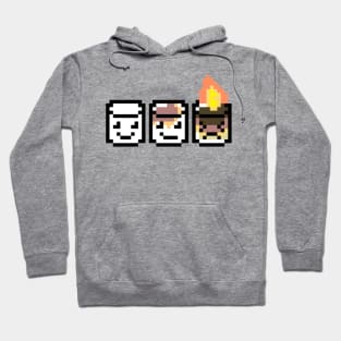 Stages of a Marshmallow Smore Hoodie